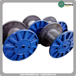 Buy Metal cable puller wire drum bobbin custom mild steel wire spool cable steel wire drum at wholesale prices