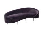 2018 new design french modern event wedding furniture sofa purple velvet fabric
