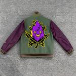 Custom Winter Varsity Jacket Letterman Leather Sleeve Windproof Bomber Jacket