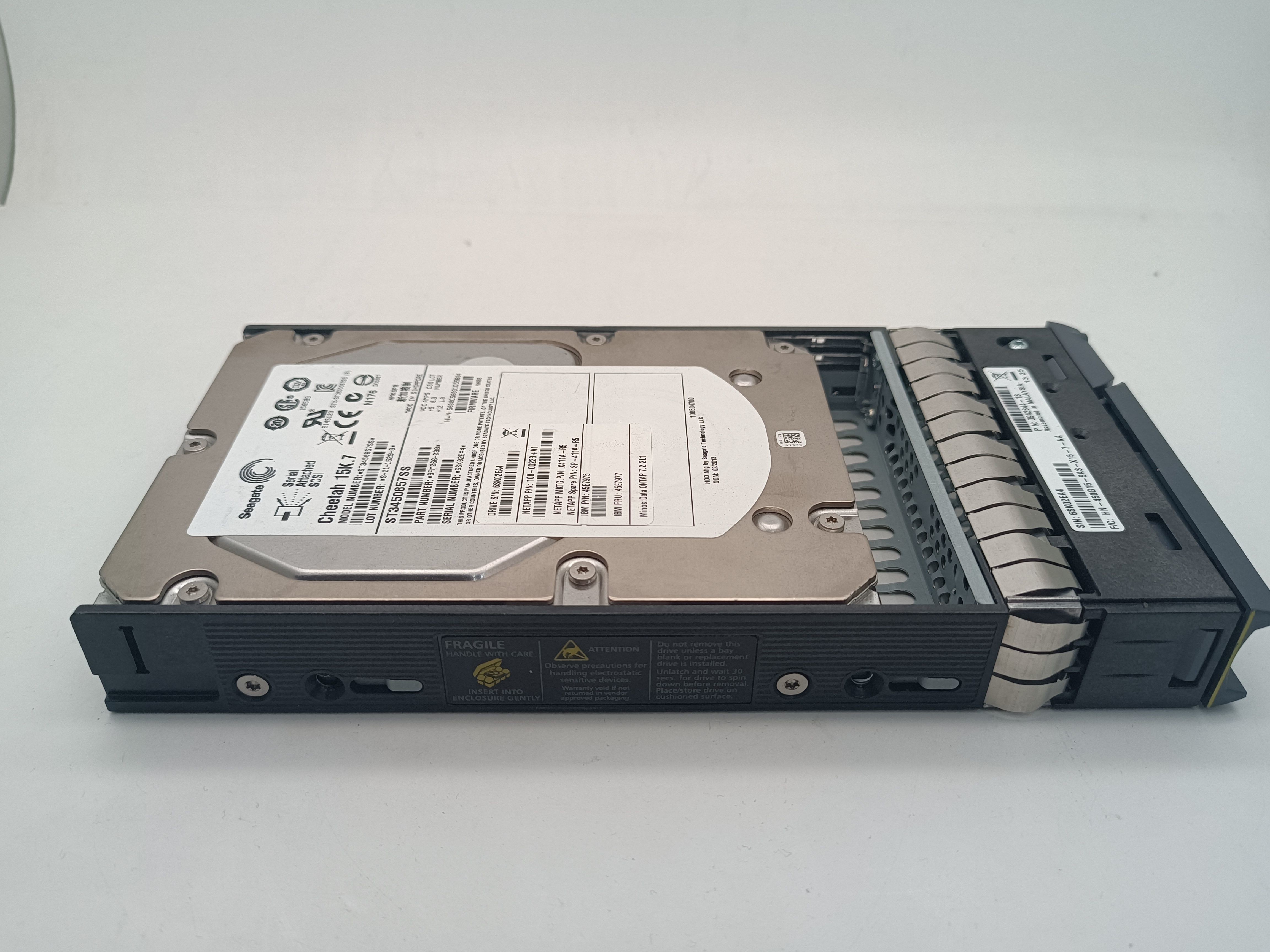 For NetApp X411A-R5 Hard Drive 450GB SAS 15k 108-00233 45E7975 45E7977 3.5inch