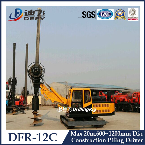 Buy 600-1200mm Diameter Hydraulic Piling Driver Machine DFR-12C at wholesale prices