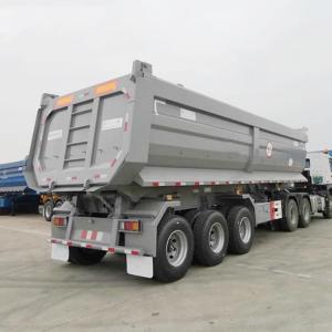 China 80ton tipper trailer  tipper trailer rear dump truck semi trailer for sale on sale