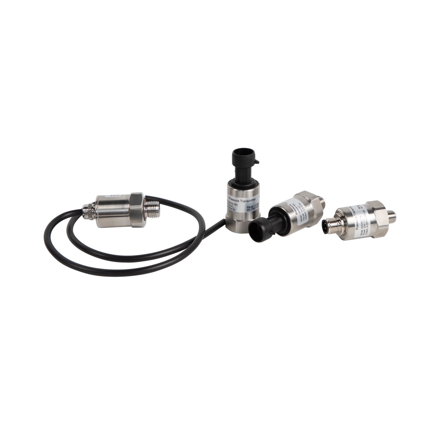1/8NPT 5V 5-200 PSI Fuel Pressure Sensor Transducer Sensor for Oil Air Water