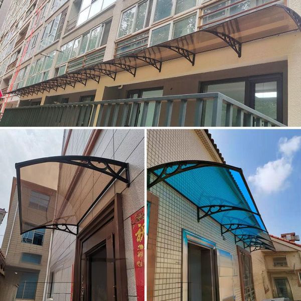 Plastic Awning Bracket Windows Canopy Practical Door Awning Offering Weather Shield and Comfortable Entryway Environment