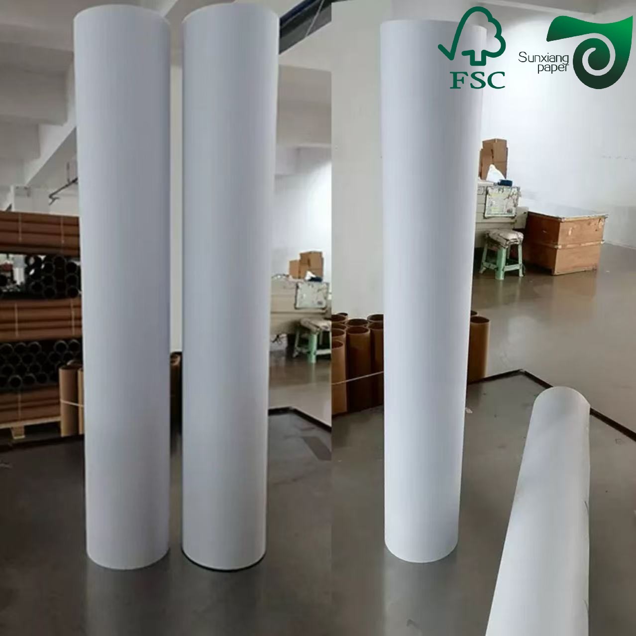 36" 500' Foot White Bond Plotter Paper Roll With A 3 Inch Core Uncoated And Smooth Surface