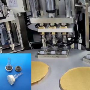 Quality Automatic IV Bag Spike Ports and Injection Ports Assembly Machine with Servo Mechanism 8000-15000pcs/hr and 99% Qualified Rate for sale