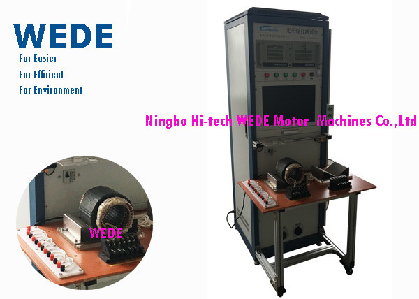 Visible Process / Result Armature Testing Machine , Motor Winding Testing