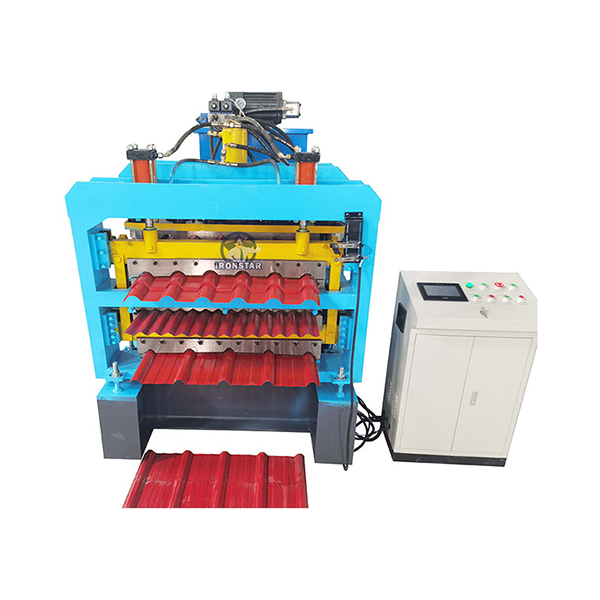 “Servo Motor Driven 2‑in‑1 Double Rows Stud Roll Forming Machine For 49mm & 69mm Drywall Steel Stud Profiles”