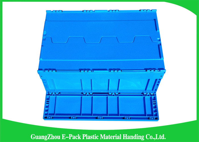 Virgin PP Plastic Folding Crate , Collapsible Plastic Storage Bins ForTransport Turnover Storage