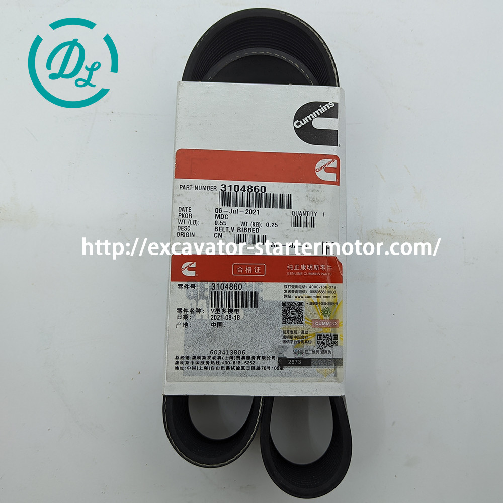Engine Parts Belt V Ribbed 3288757 3911588 8PK1417 6BTA Fan Belt