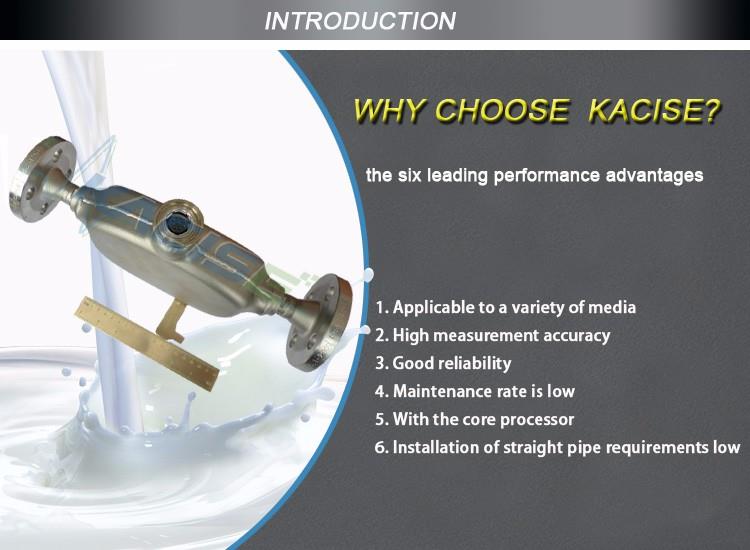 High Quality Coriolis Mass Milk Flow Meter,Pressure rating 0~4.0MPa,Mass accuracy grade 0.2