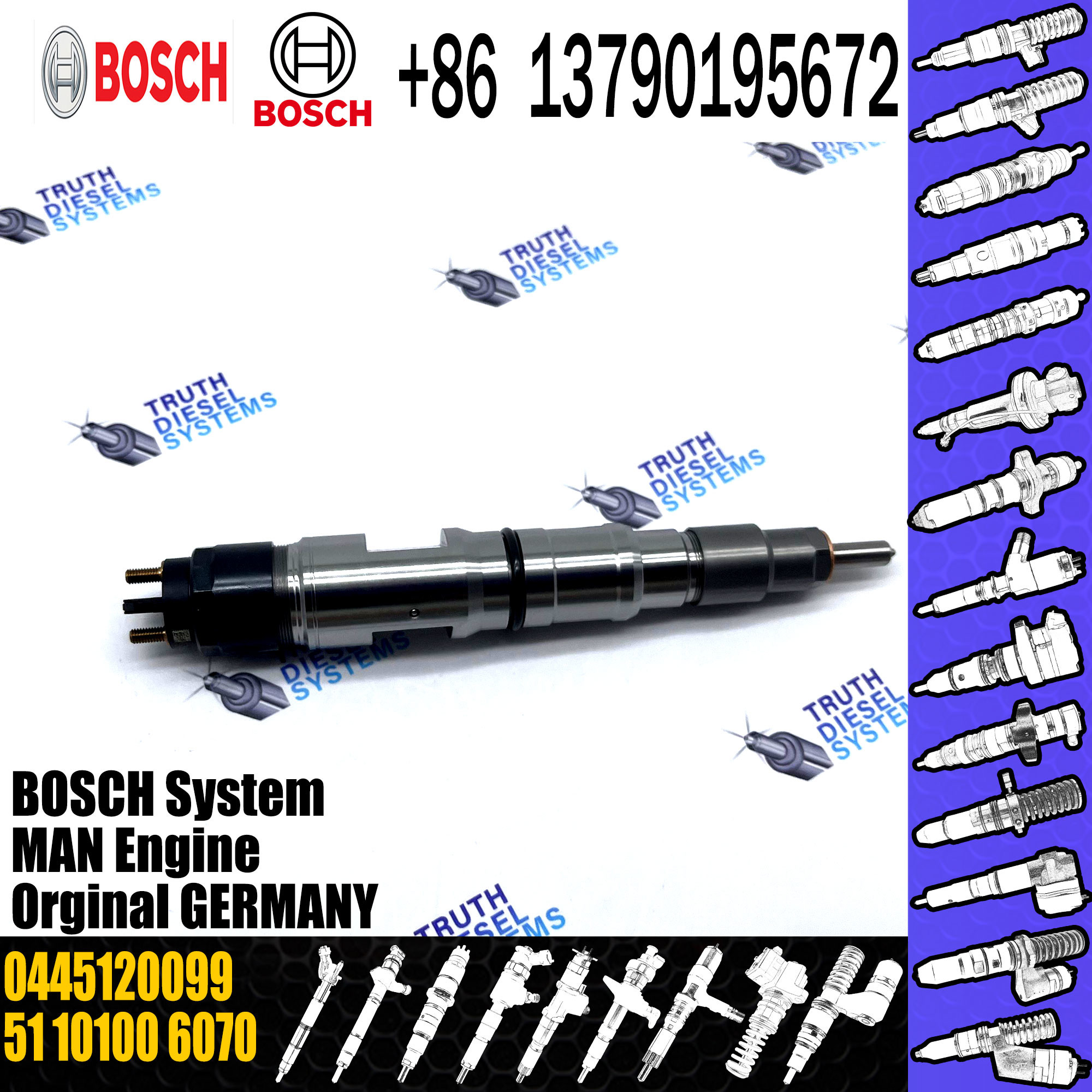 0445120099 Hot selling diesel fuel 0445120099 engine accessories fuel injector 0445120099