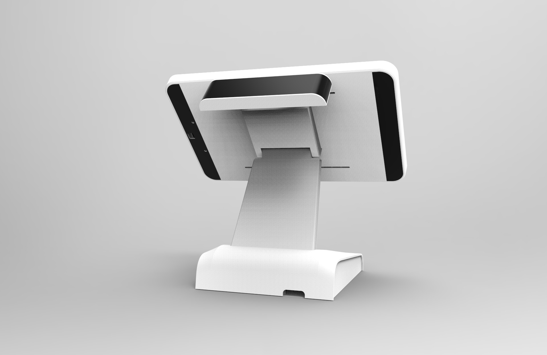 Desktop Lightweight Touchscreen POS Terminal Windows Android With Two Display