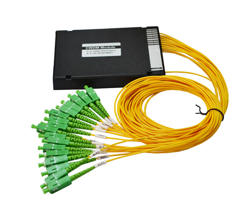 Mux Demux Coarse Wavelength Division Multiplexer CWDM Module 1310~1470nm 16 Channel