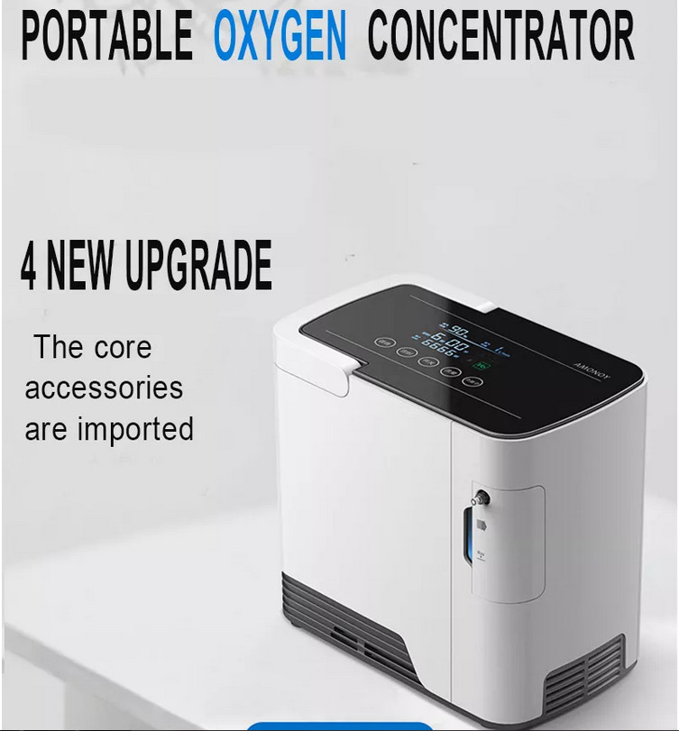 Portable 2 Litre Oxygen Concentrator PSA Medical Use With Nebulizer