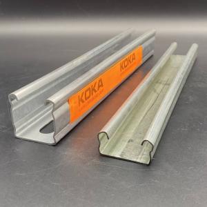 Quality Slotted Plain Pregalvanized Unitrut Channel with Reinforcing bar for sale