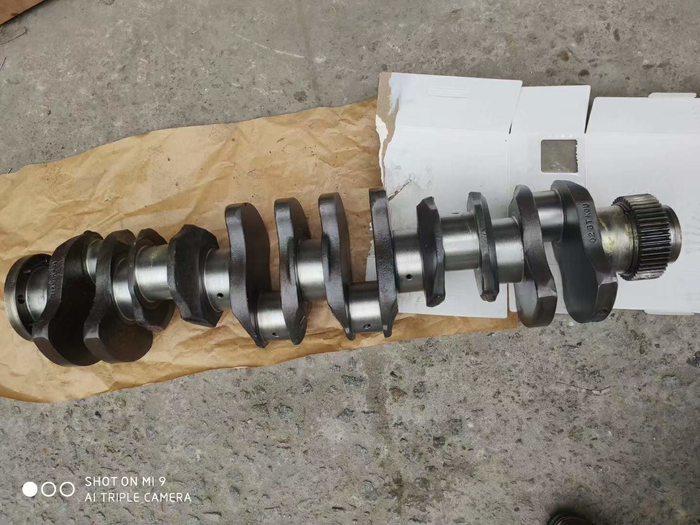 CA2434314 PLATE D9T Caterpillar Dozer Parts Forged Steel Crankshaft