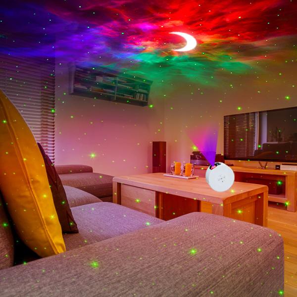 160x160x66mm Moon Projector Light , Multipurpose Galaxy Projector With Moon