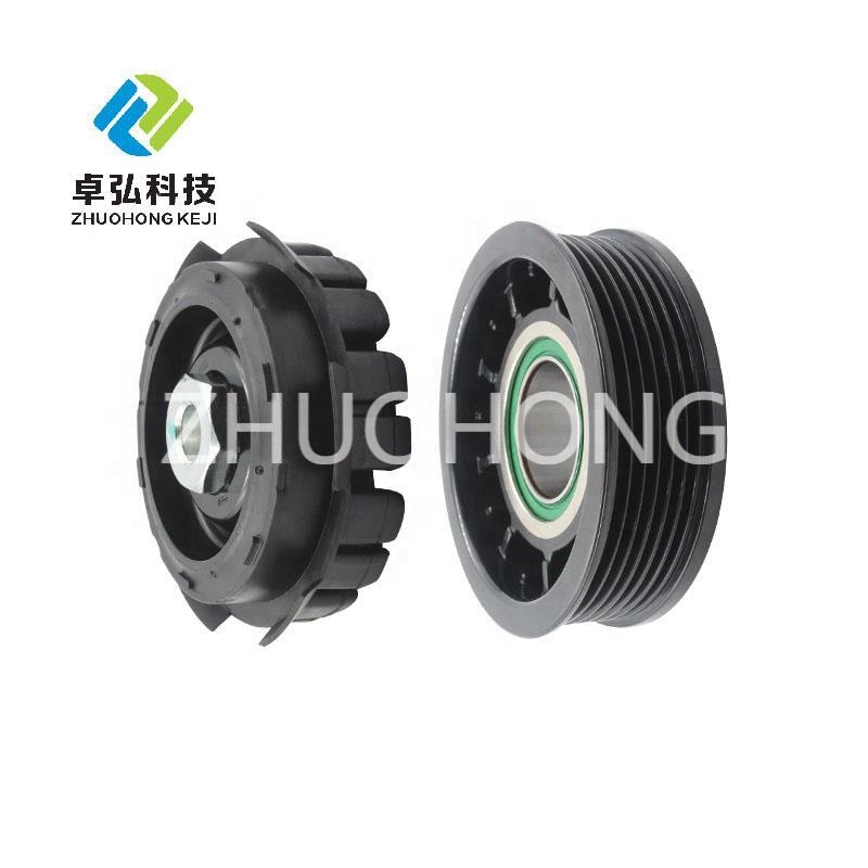 35*52*20 Auto AC Compressor Pulley Clutch Kit 6PK 105MM 12V For VW LCV Europe Van MULTIVAN 2003-2010 2000 AXA