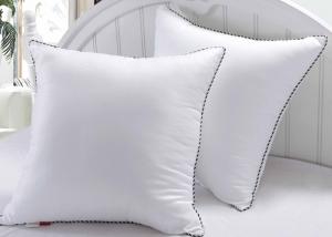 Newly Designed Exquisite Hotel Collection Pillows Decorativing Stuffing White Color
