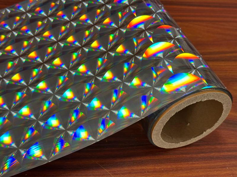 Moisture Proof Bopp Lamination Film Roll With Holographic Film / Multiple Extrusion
