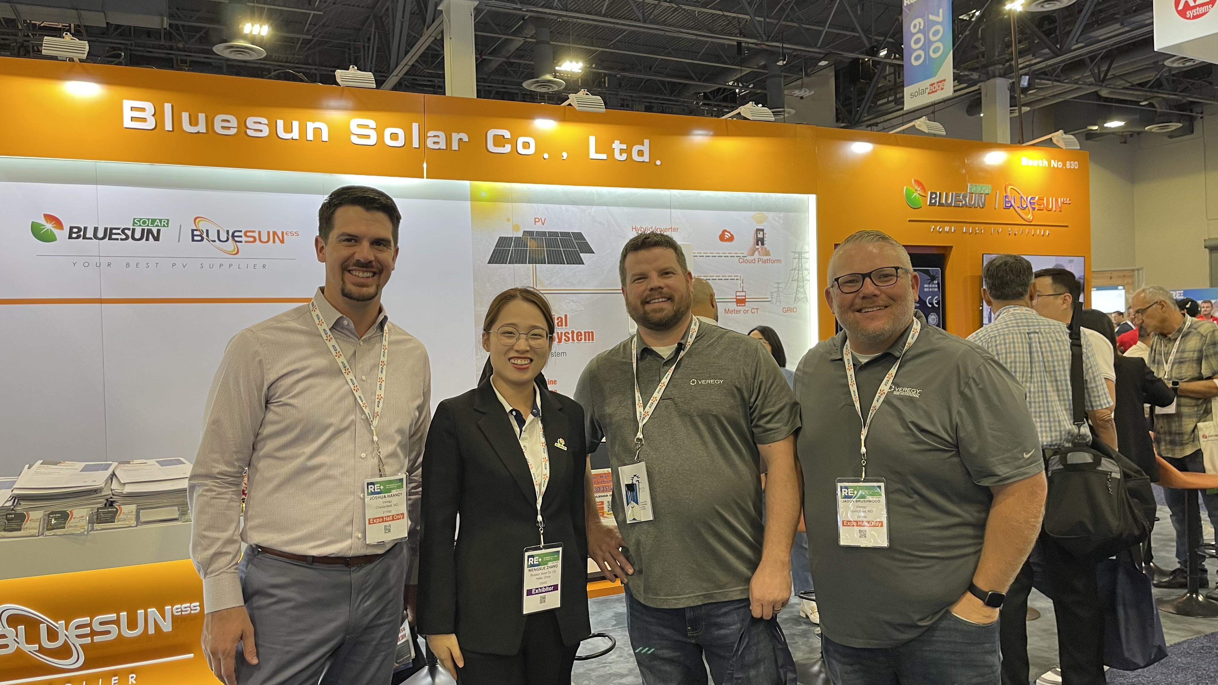 Bluesun Easy Installed Solar Power Panel Solar Pv Module 540w 550w 560w Home Use Solar Panels Wholesale House