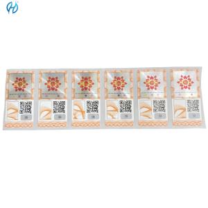 Quality Printing Technology QR Code Label Roll Packaging Black And White for sale