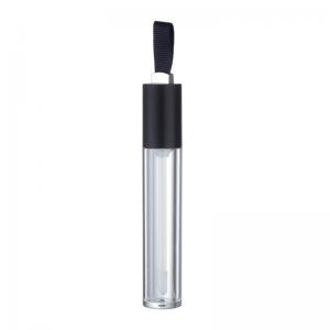 Quality JL-LG107 Round 3ml Round Lip Gloss Tube Empty Cosmetic Contanier with Rope for sale