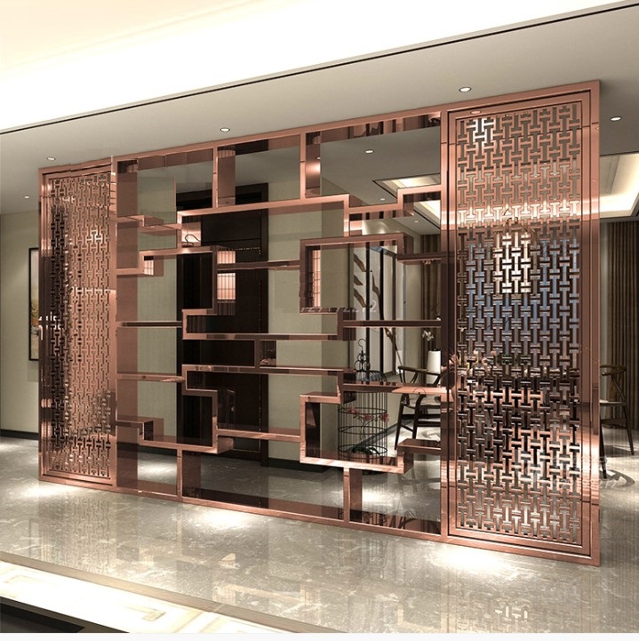Interior Decoration CNC Cut Metal Screen Home Room Partition Panels