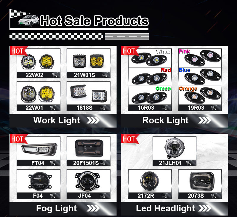 3500LM Cube Side Shooter Led Pods Vehicle LED Work Lights 12V 6500K