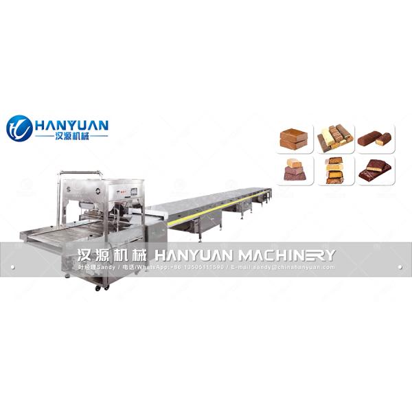 Cereal Bar Chocolate Coating Machine 300-400kg/H Customization