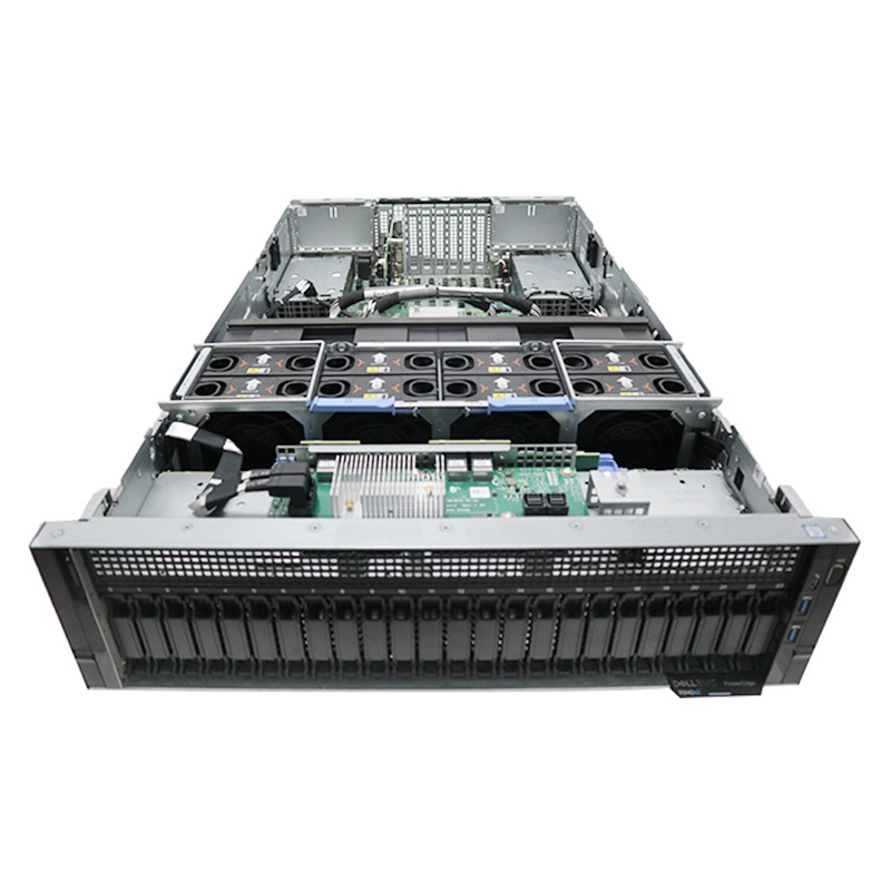 Dell PowerEdge R940 Server 2 x intel Gold 5117/RAM 64GB/HDD 1.2TBx2/PERC H730P/2x1100W For Dell Server