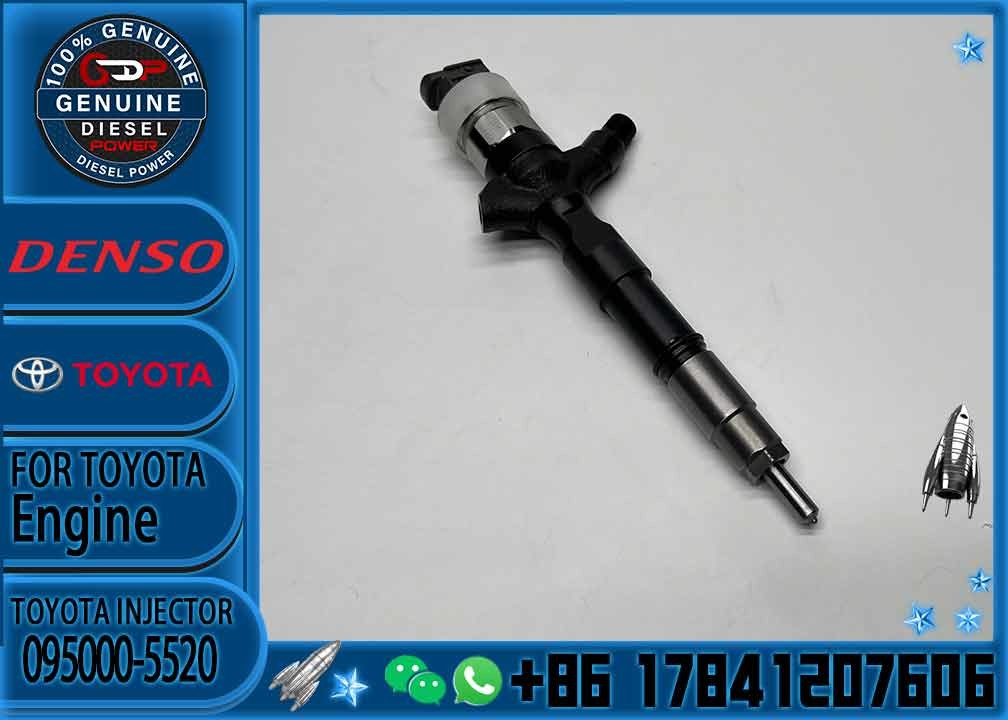 High Quality diesel fuel injector 095000-5520 For TOYOTA HILUX 2KD-FTV 23670-0L010