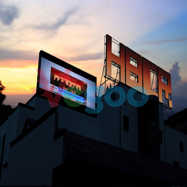 1R1G1B/DIP 346 P10 Outdoor Full color LED Display 7500cd/㎡