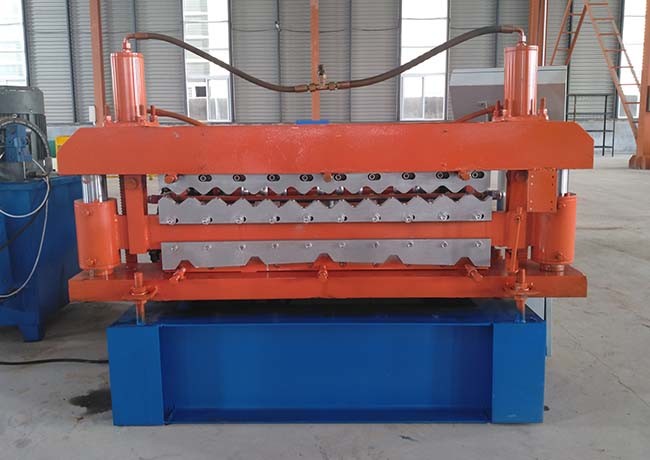 Easy Installation Double Layer Roll Forming Machine Material Expand Width 1250mm