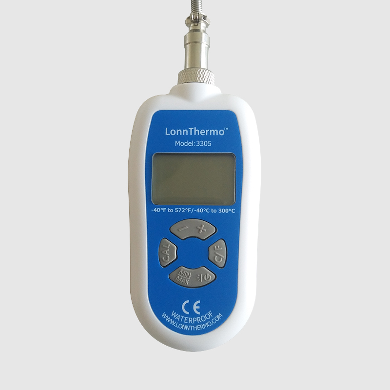 Portable Waterproof Digital Food Thermometer High Accuracy LDT-3305 Easy Calibration