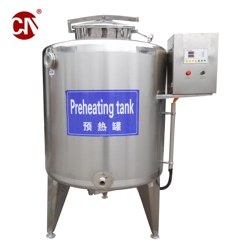 100L 150L 200L 500L 1000L 2000L 304 Stainless Steel Preheating Tanks Precooling Tanks Buffer Storage Tank