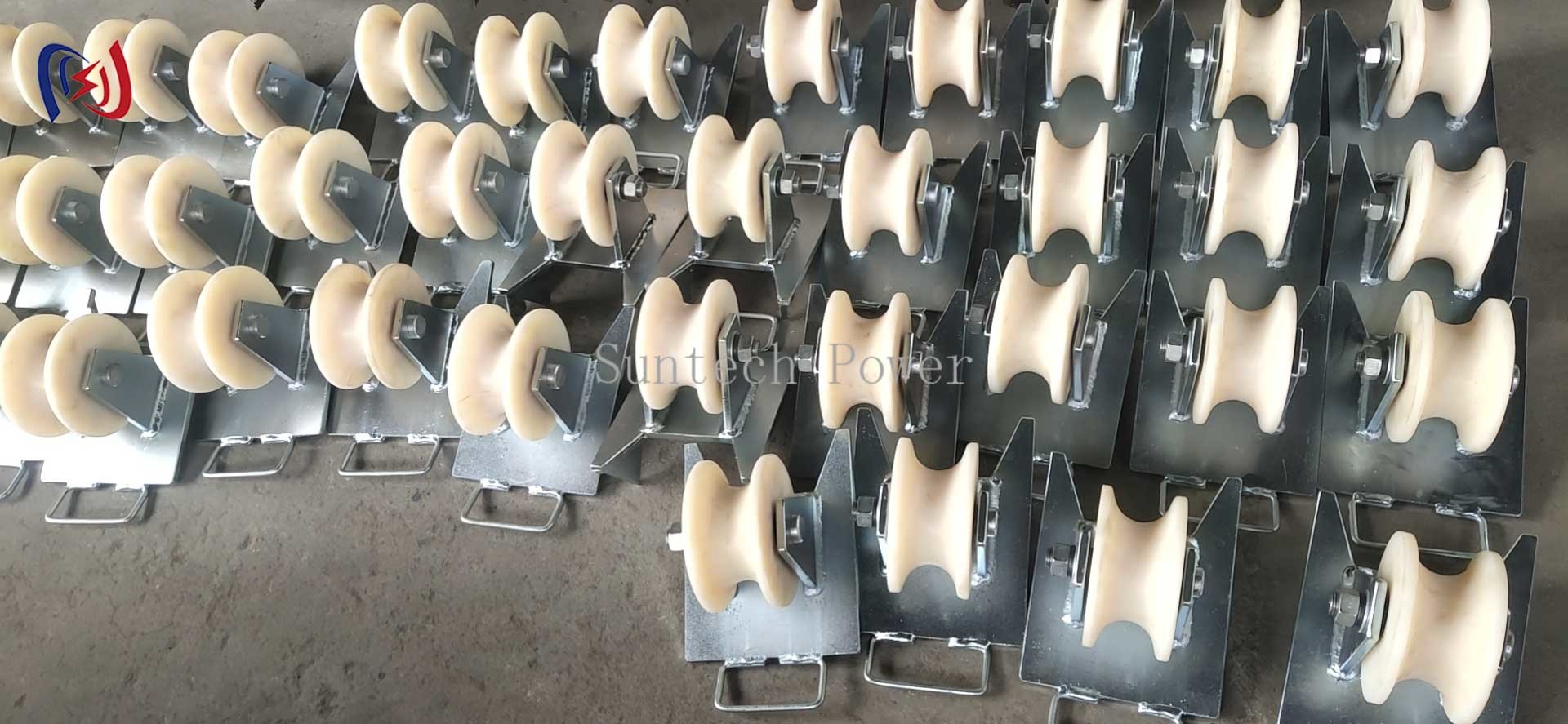10KN Triple Drum Pithead Cable Roller Warranty 1 Year