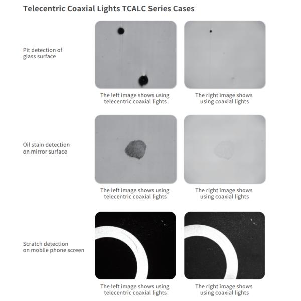 TCALC Series Telecentric Coaxial Lights For Scratch Detection