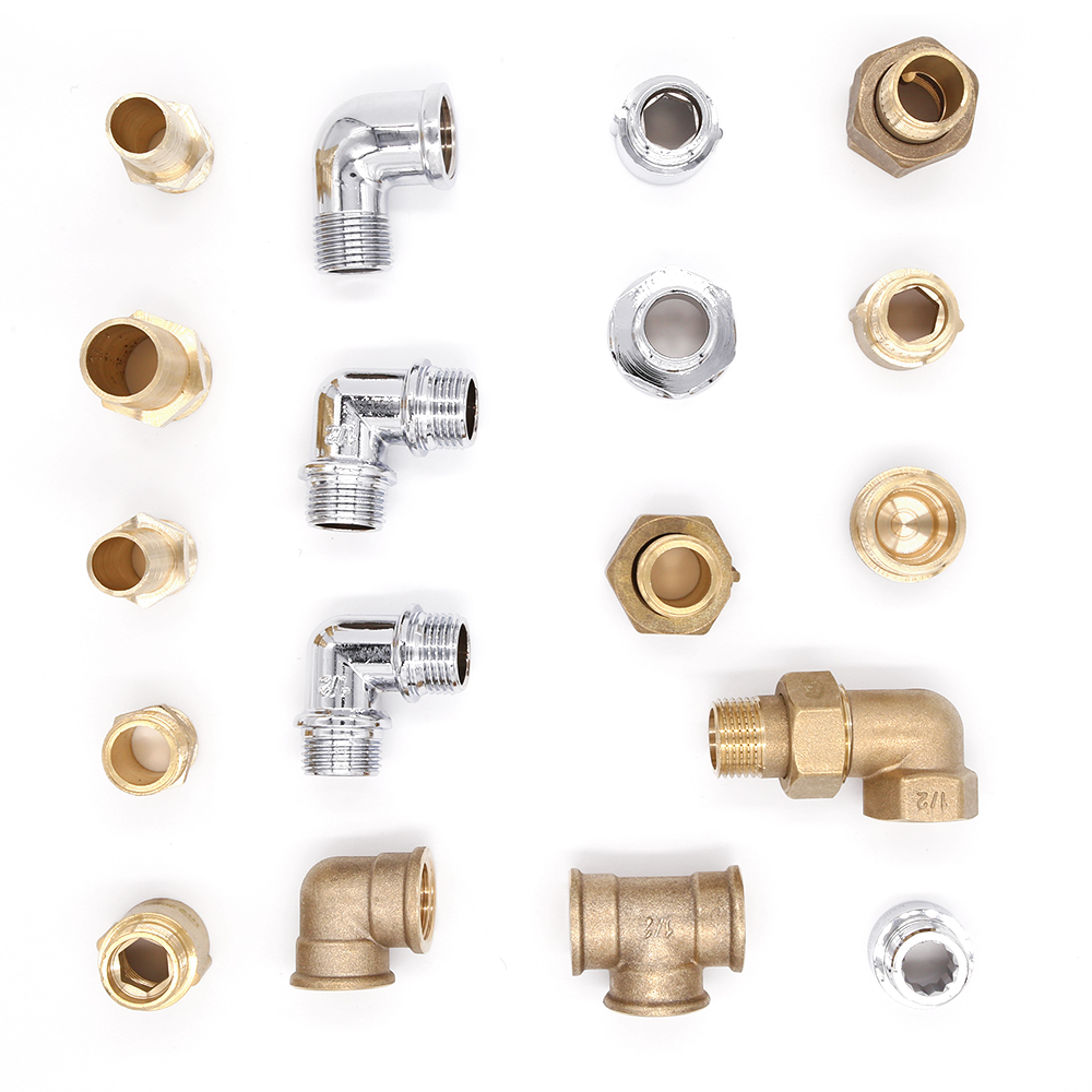 Brass thread fittings male plug fitting for pex sanitary use