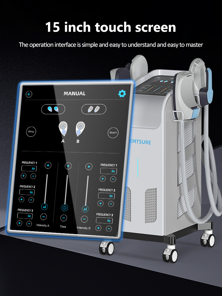 Non Invasive Body Shaping Slimming Machine 50Hz 60Hz EMS Fat Burning Machine