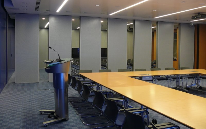 MDF Top Gypsum Board Sound Proofing Foldable Partition Wall Malaysia For Ballroom