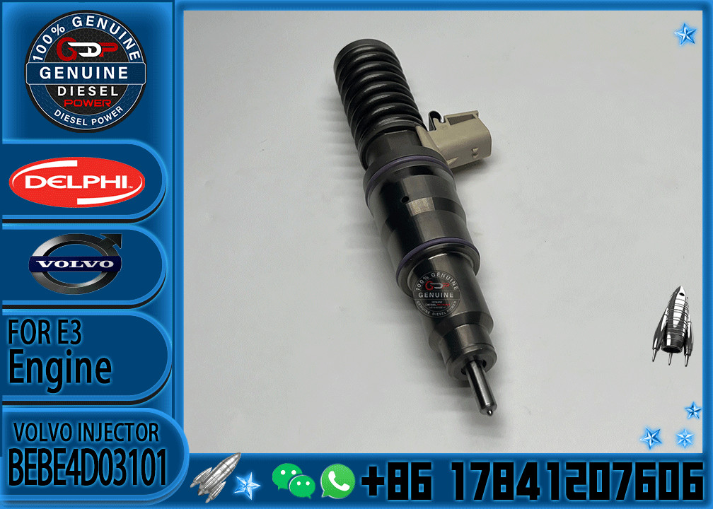 Diesel Fuel Injector 20847327 20530081 3801403 BEBE4D11101 BEBE4D03201 BEBE4D03001 BEBE4D03101 E3.18 for VOL