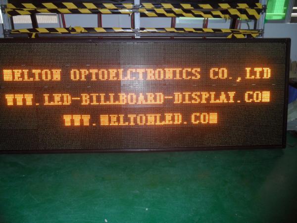 Buy Waterproof Single Color Large Modular Scrolling LED Outdoor Signs P12 / 16 at wholesale prices