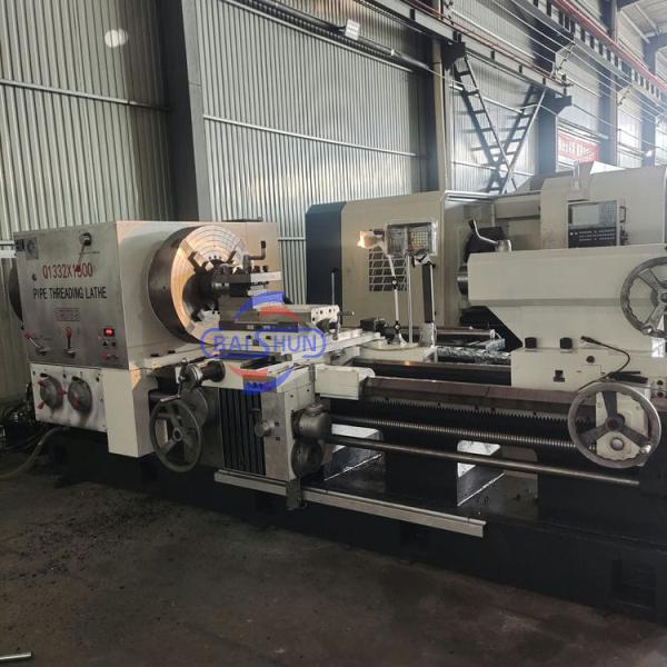 Buy QK1332 CNC Pipe Threading Lathe Machine 320mm Max Threading at wholesale prices