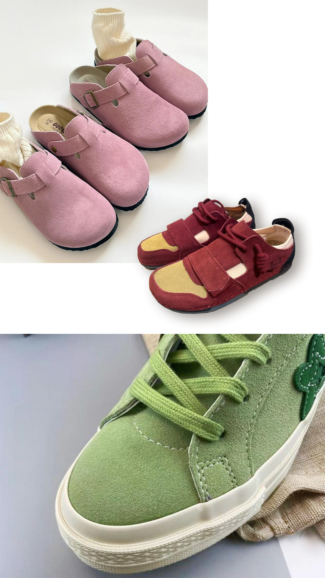 1.4mm Thickness Faux Leather Suede Sustainable Soft For Shoes eco friendly