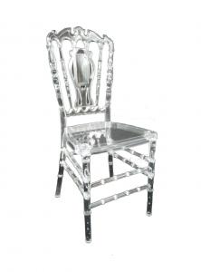 Quality hot sale high quality good price stackable acrylic wedding chair 4pcs/carton for sale