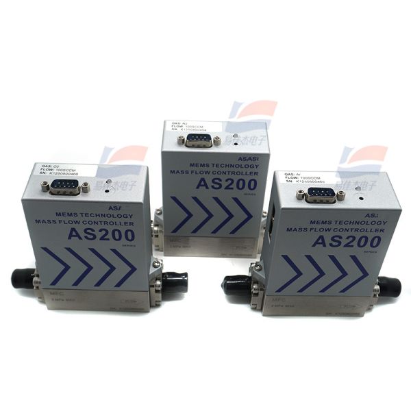 YJJ AS200 Stainless Steel MFC High-Precision Gas Mass Flow Controller Air Micro-Gas Flow Meter