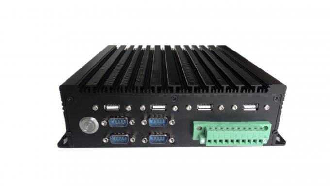 MIS-EPIC06-4L Fanless Box PC / IPC Industrial Computer U Series CPU 4 Network 6 Series 6USB 1