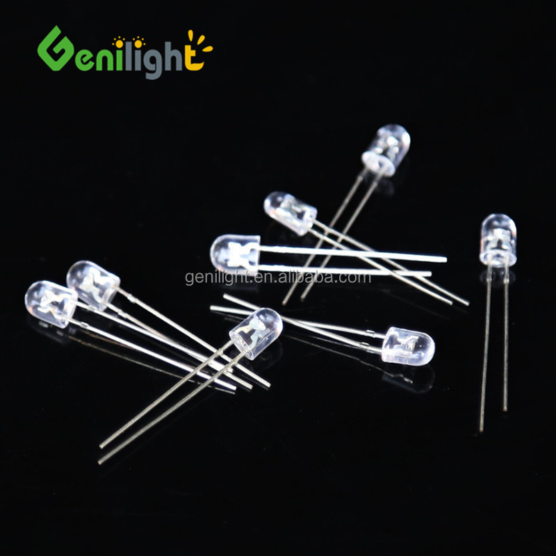 Max. Reverse Current 50uA WHITE F5 F8 F10 Ultra Bright Water Clear LED Bulb 3V Light Emitting Diode